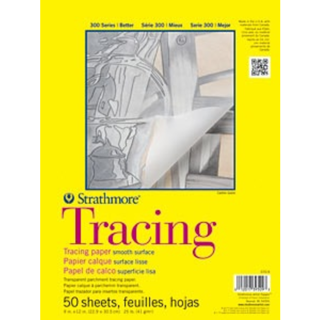 STRATHMORE TRACING PAD 9x12 50 SHEETS