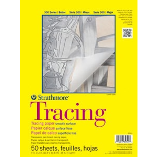 Strathmore Tracing Paper 9x12 50 Sheets Series 300