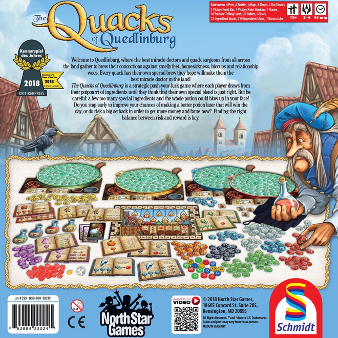 THE QUACKS OF QUEDLINBURG BOARD GAME