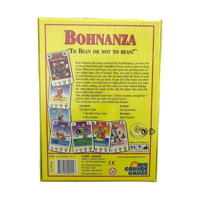 BOHNANZA: “TO BEAN OR NOT TO BEAN!” GAME
