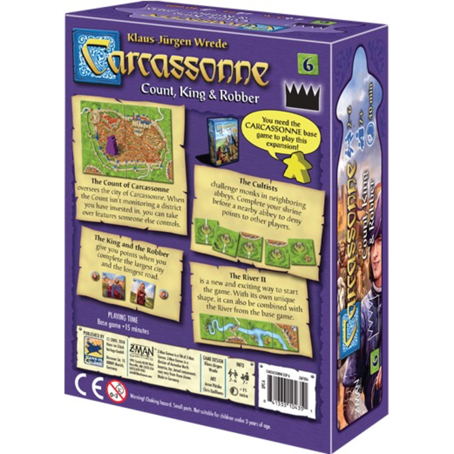 CARCASSONNE EXP 6: COUNT, KING, & ROBBER