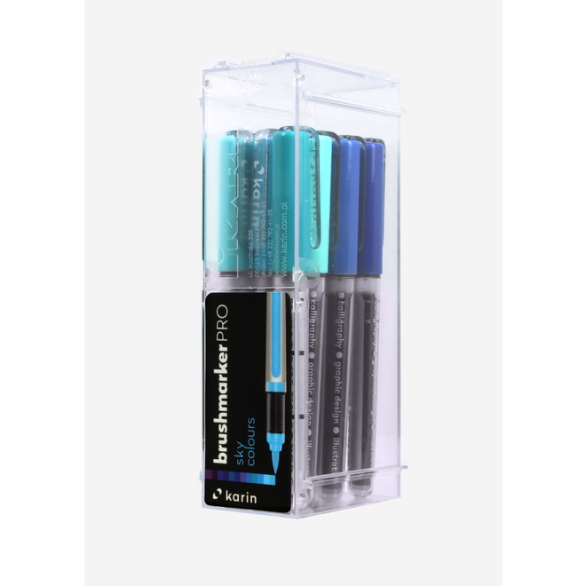 Karin Brushmarker Pro 72 Colors & Blenders Mega Box Set