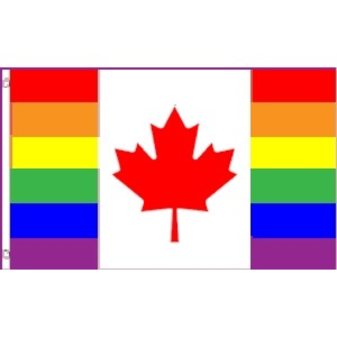 CANADIAN PRIDE FLAG - 3’X5’