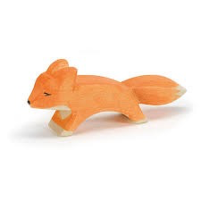 OSTHEIMER FOX - SMALL RUNNING WOODEN FIGURE