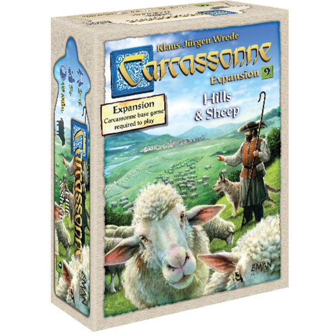 CARCASSONNE EXP 9: HILLS & SHEEP