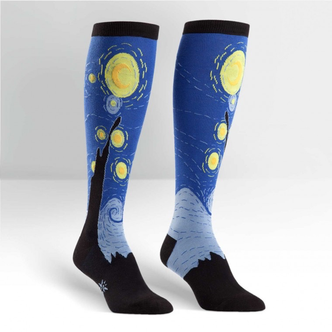 Sock It To Me Knee High Socks - Starry Night