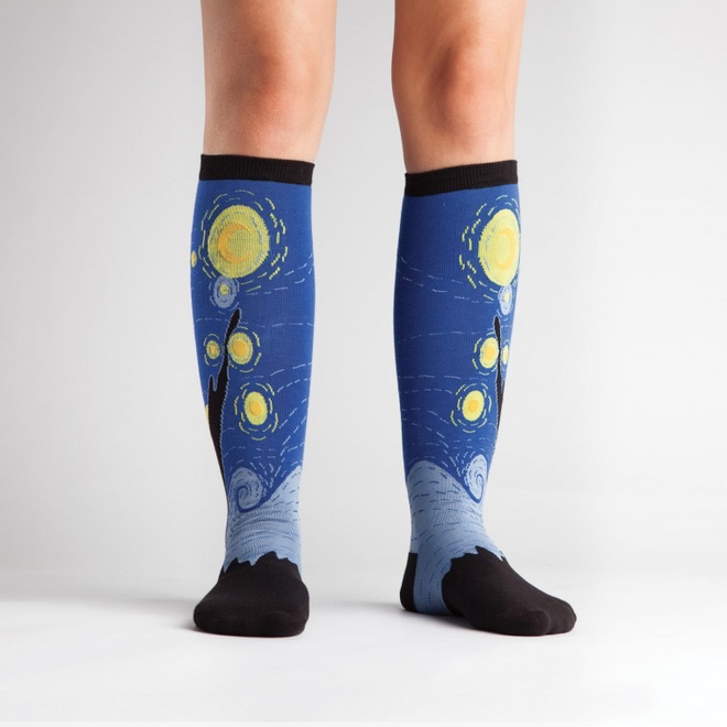 Sock It To Me Knee High Socks - Starry Night