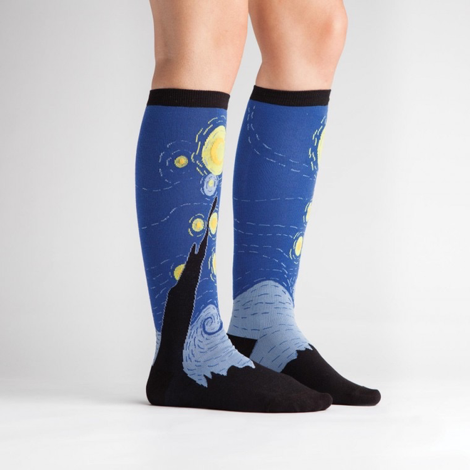 Sock It To Me Knee High Socks - Starry Night