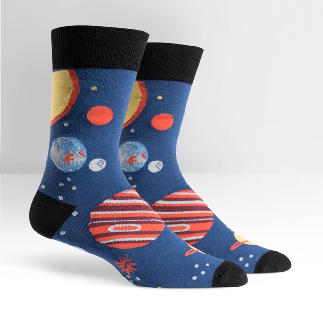 Sock It To Me - Men'S Crew - Planets
