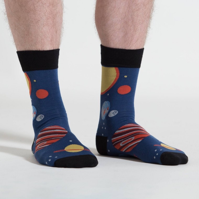 Sock It To Me - Men'S Crew - Planets