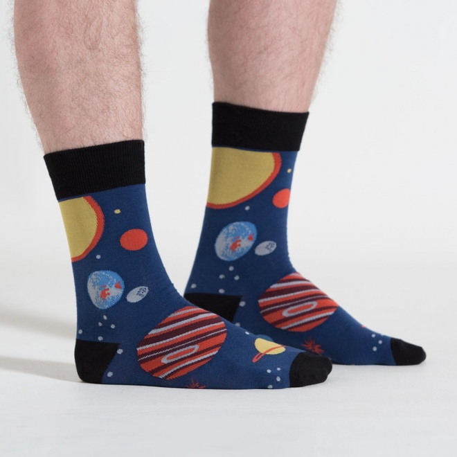 Sock It To Me - Men'S Crew - Planets