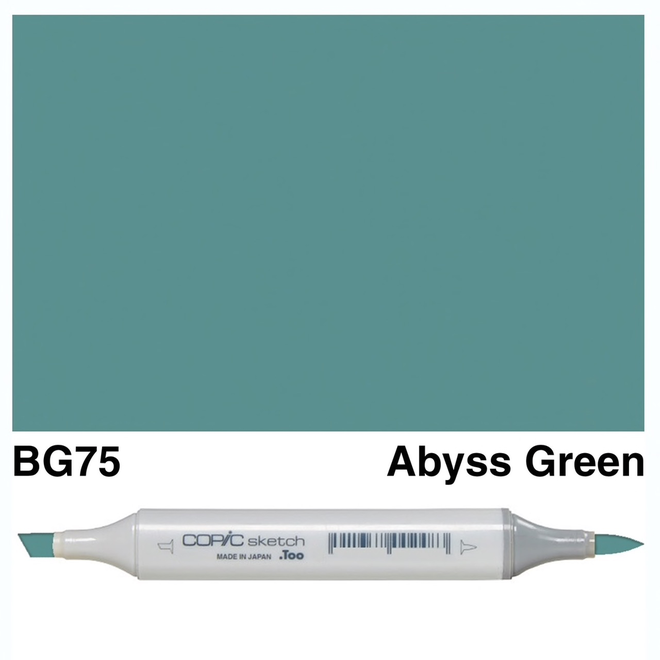 COPIC SKETCH BG75 ABYSS GREEN