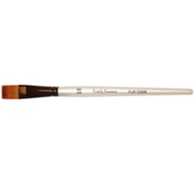 Simply Simmons Synthetic Brush Flat Comb 5/8