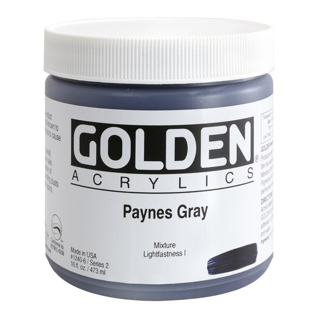 Golden 16oz Payne's Gray Heavy Body Series 1