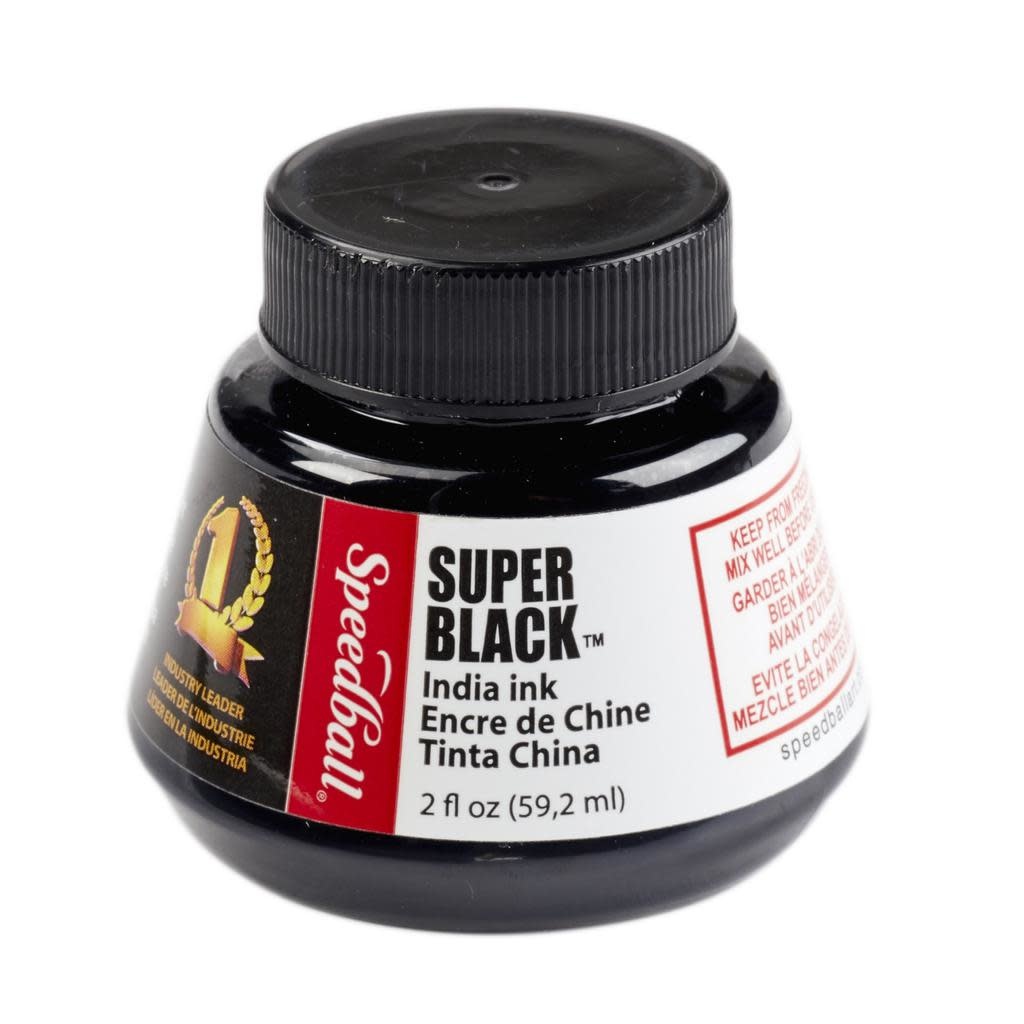 Speedball Super Black India Ink - 2 oz Bottle
