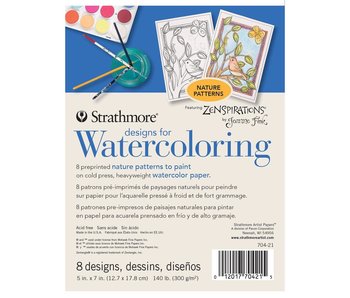 STRATHMORE READY TO PAINT DESIGNS FOR WATERCOLOUR NATURE