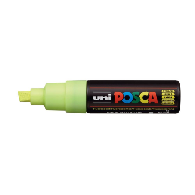 Posca Pc-8K Broad Fluorescent  Yellow