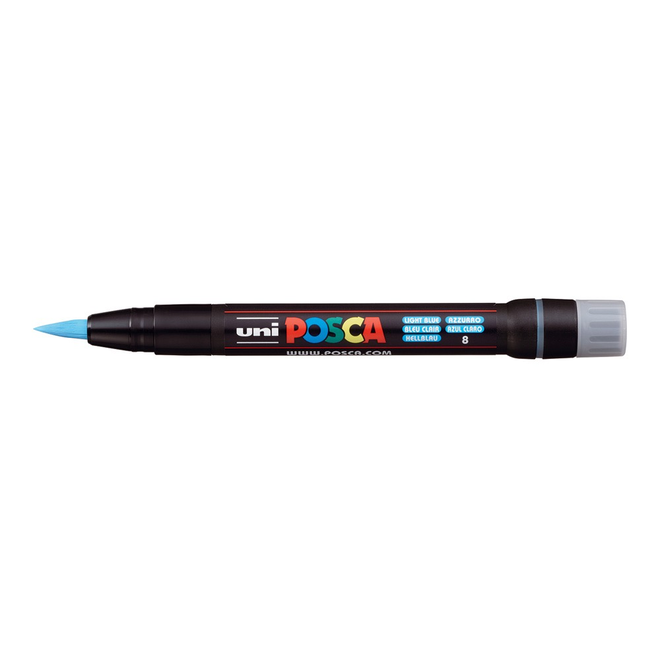 POSCA PCF-350 BRUSH LIGHT BLUE