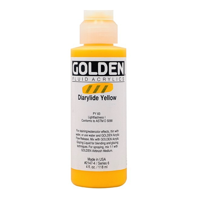Golden 4Oz Fluid Diarylide Yellow Series 6
