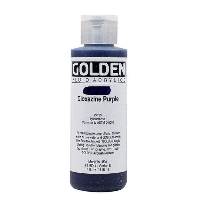 Golden 4oz Fluid Dioxazine Purple Series 6