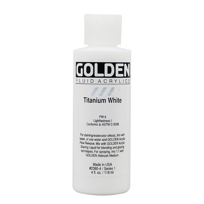 Golden 4oz Fluid Titanium White Series 1