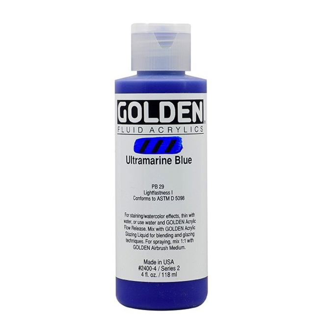 Golden 4oz Fluid Ultramarine Blue Series 2