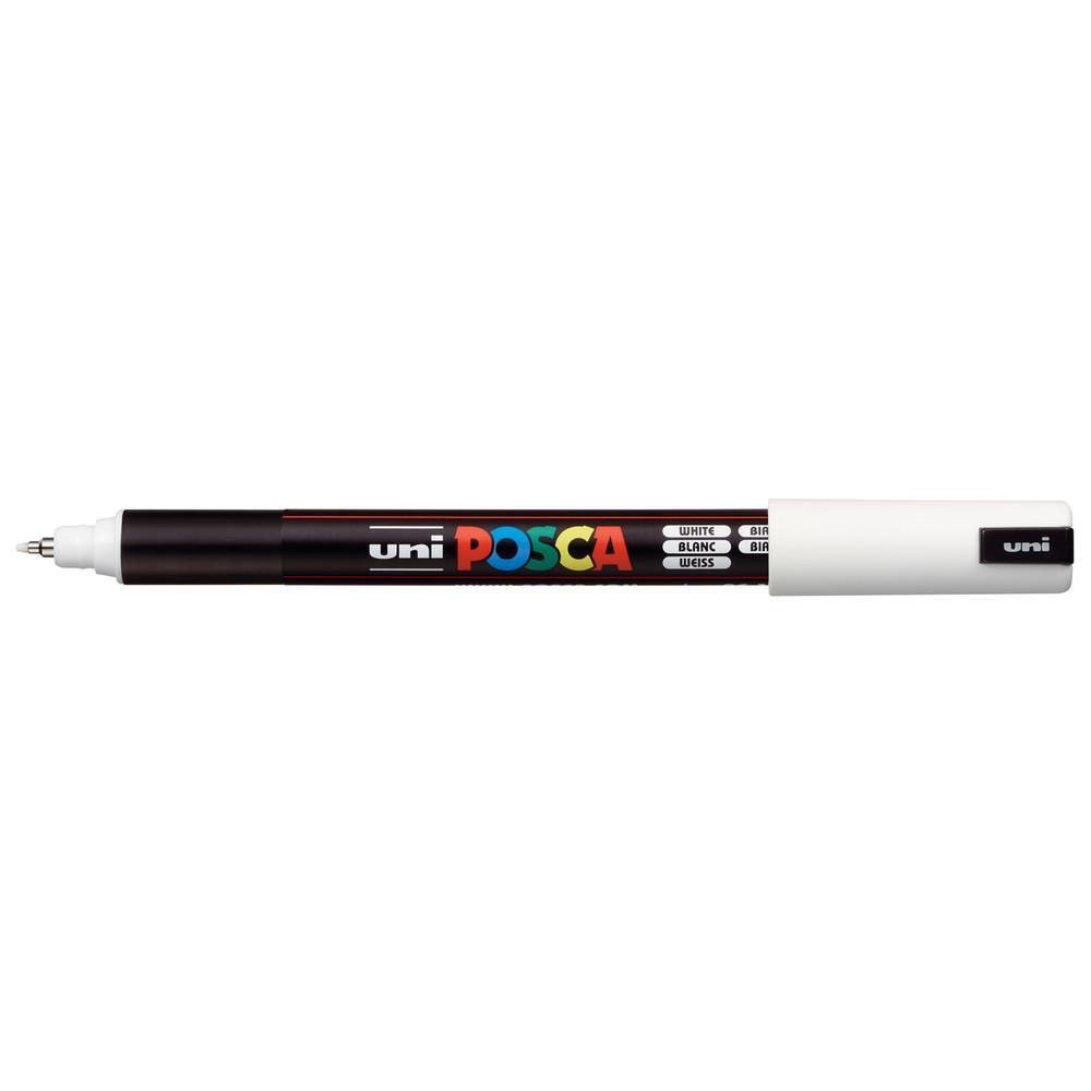 PC-17K Extra Broad Rectangular Chisel Paint Marker, White