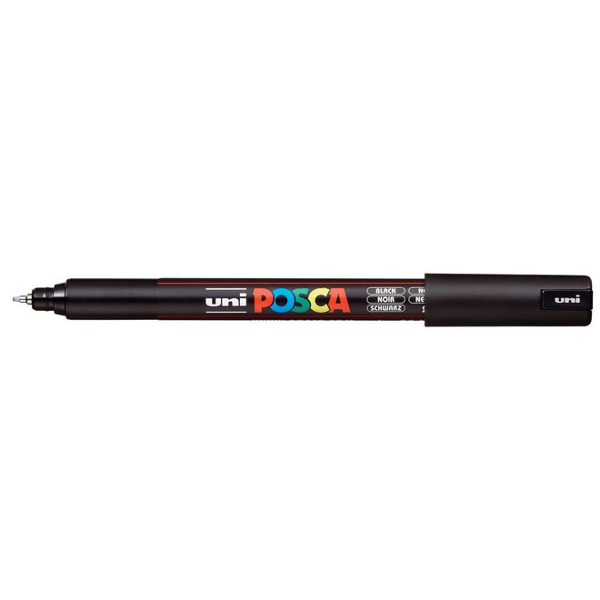 Posca Acrylic Marker - PC-1MR Ultra Fine - Black