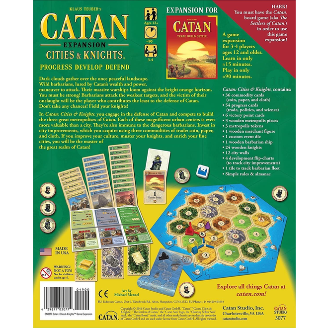 CATAN EXPANSION: CITIES & KNIGHTS