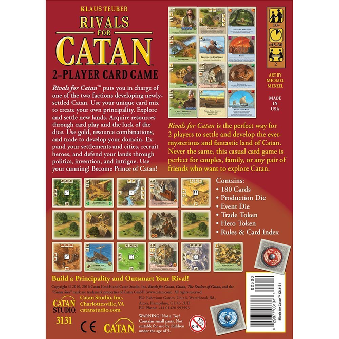 Rivals For Catan: 2 Player Card Game