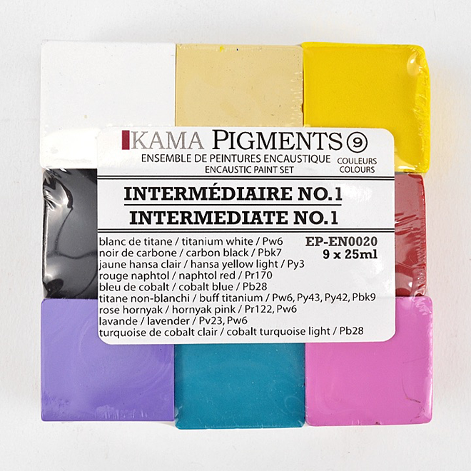 Kama Pigments Intermediate No 1 Encaustic Paint Set