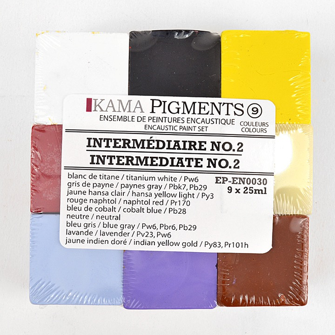 Kama Pigments Intermediate NO 2 Encaustic Paint Set