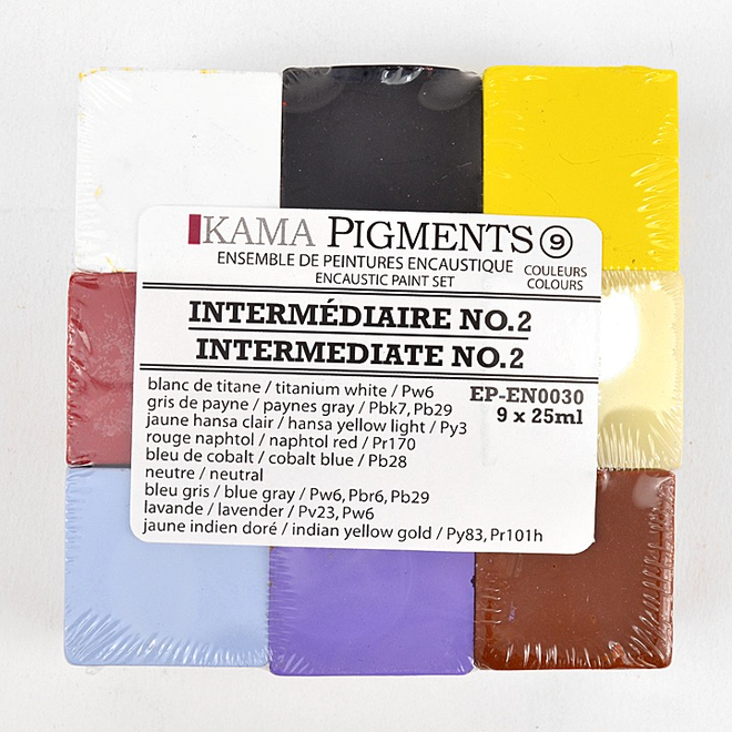 Kama Pigments Intermediate No 2 Encaustic Paint Set