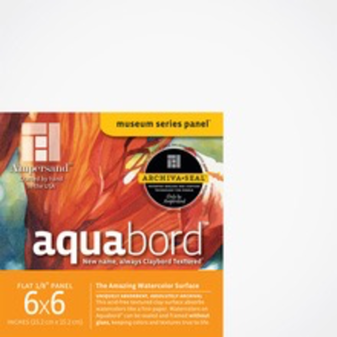 Ampersand Museum Aquabord 1/8" 6x6" 4pk
