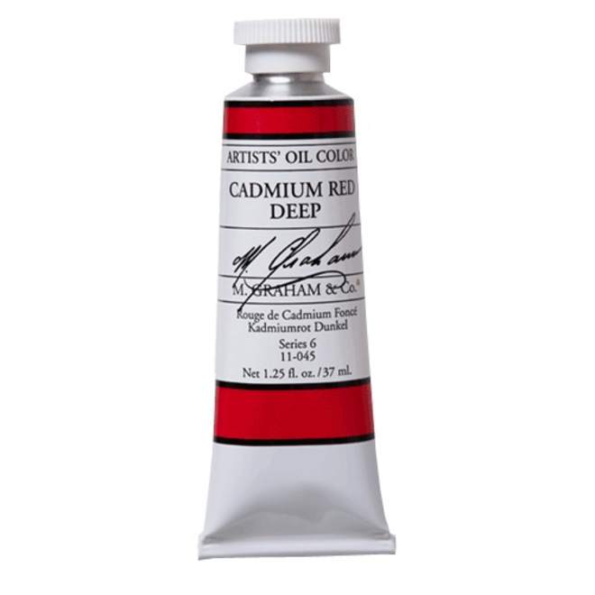 M. GRAHAM ARTIST OIL 37ML CADMIUM RED DEEP