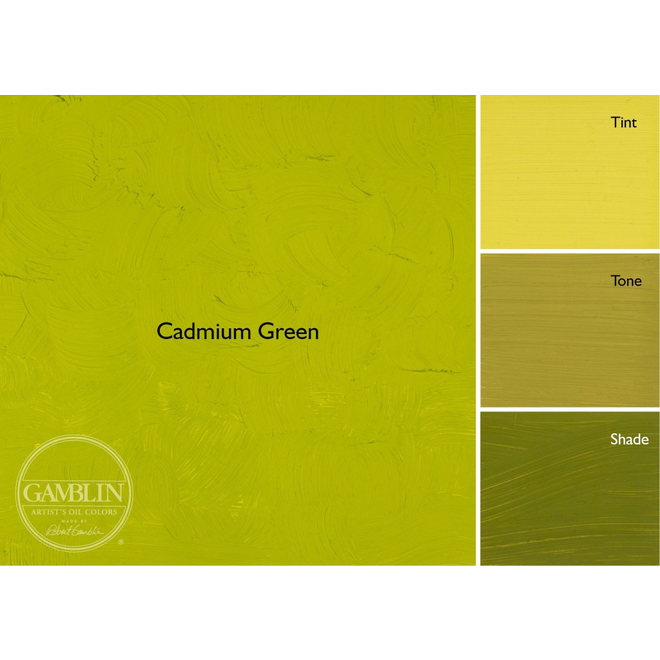 Gamblin Artist'S Oil Colors 37Ml Cadmium Green