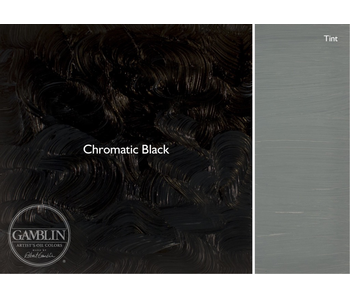 GAMBLIN ARTIST'S OIL COLORS 37ML CHROMATIC BLACK