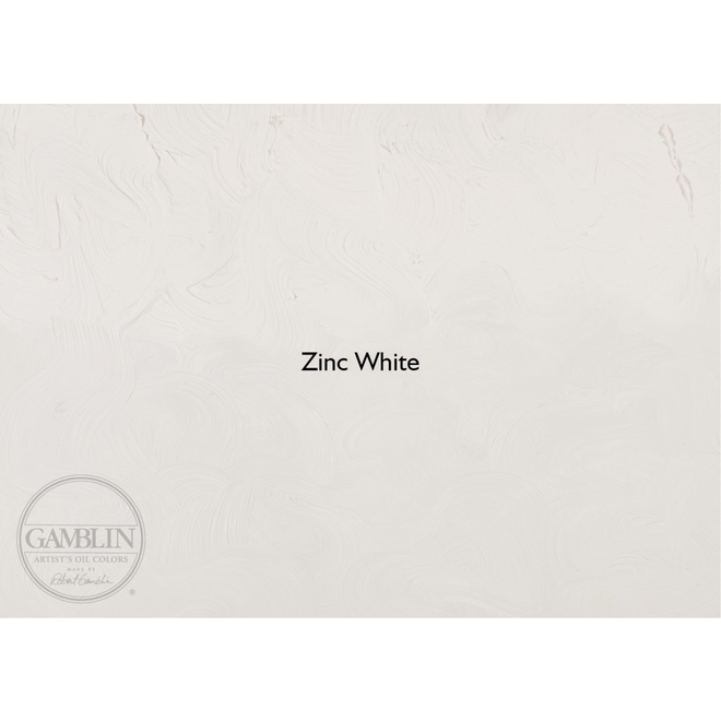 GAMBLIN ARTIST'S OIL COLORS 37ML ZINC WHITE