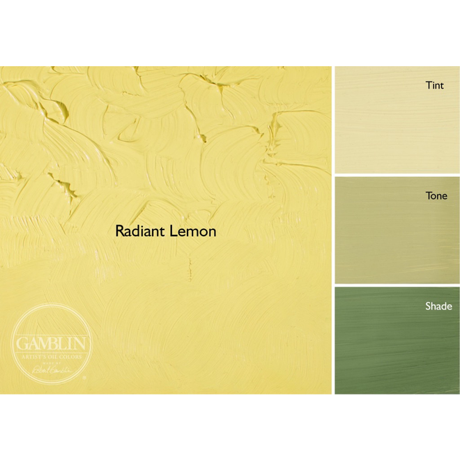 Gamblin Artist'S Oil Colors 37Ml Radiant Lemon