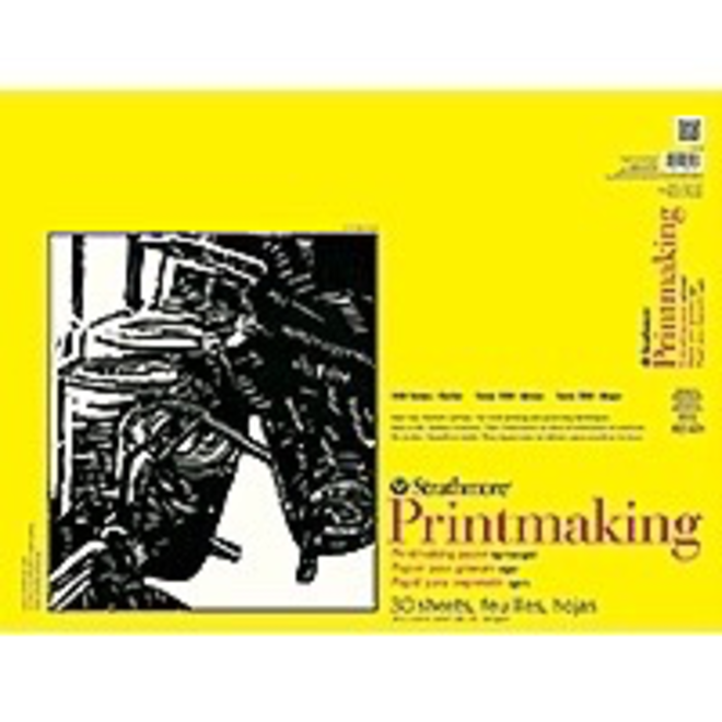 Strathmore Printmaking Paper 18X24 Pad 30 Sheets