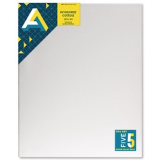 Art Alternatives Economy Cotton Stretched Canvas 2-Pack 8x10