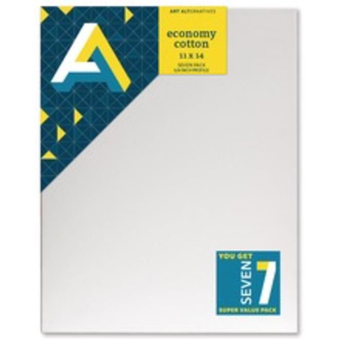 ART ALTERNATIVES ECONOMY STRETCHED CANVAS 11x14 7 CANVAS VALUE PACK