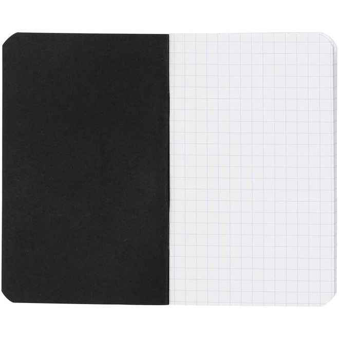 RHODIA SOFTCOVER NOTEBOOK 3x5 BLACK GRAPH