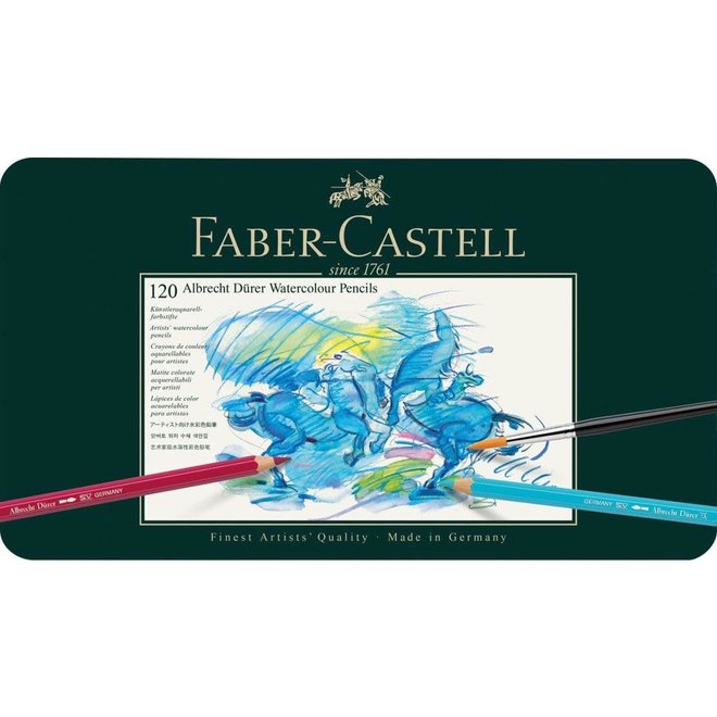 Faber Castell Albrecht Durer Watercolour Pencil Tin Of 120 Colours