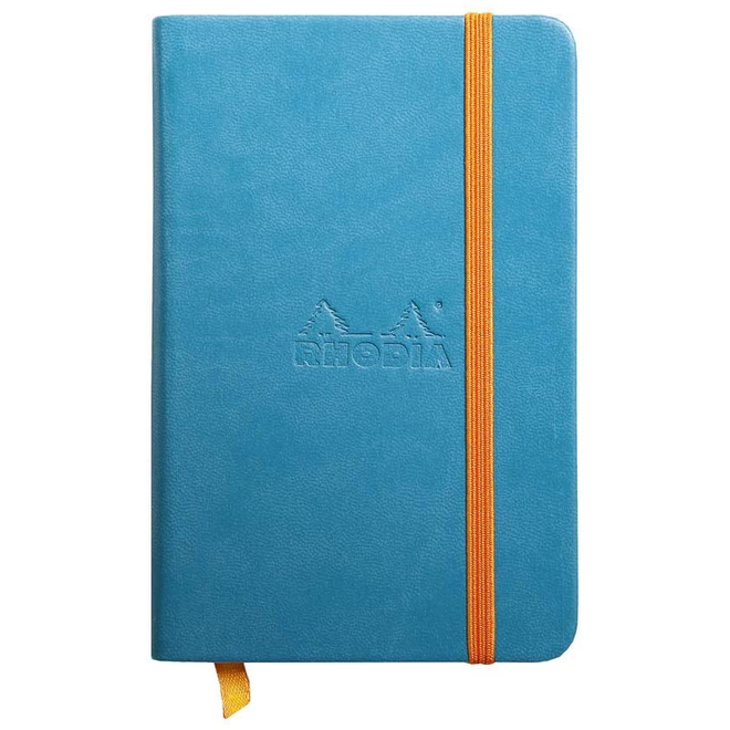 Rhodia Rhodiarama Notebook 3.5x5.5 Turquoise Blank