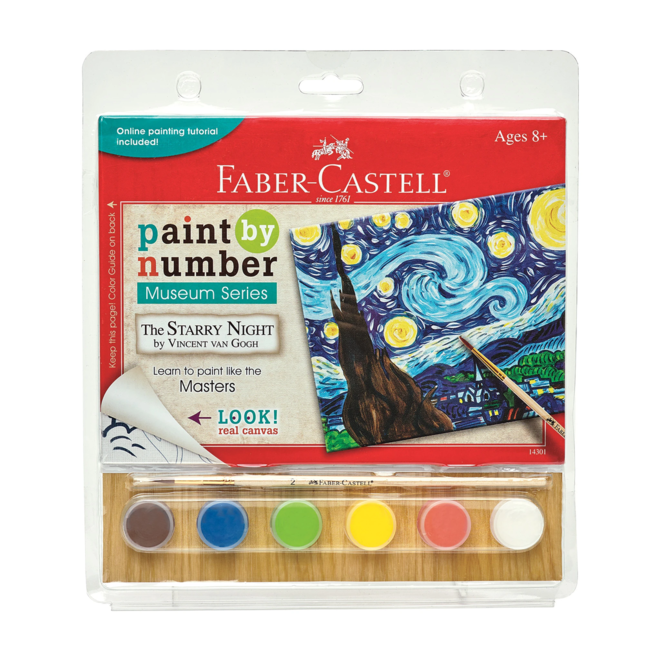 Faber Castell Paint By Number Museum Series: Starry Night