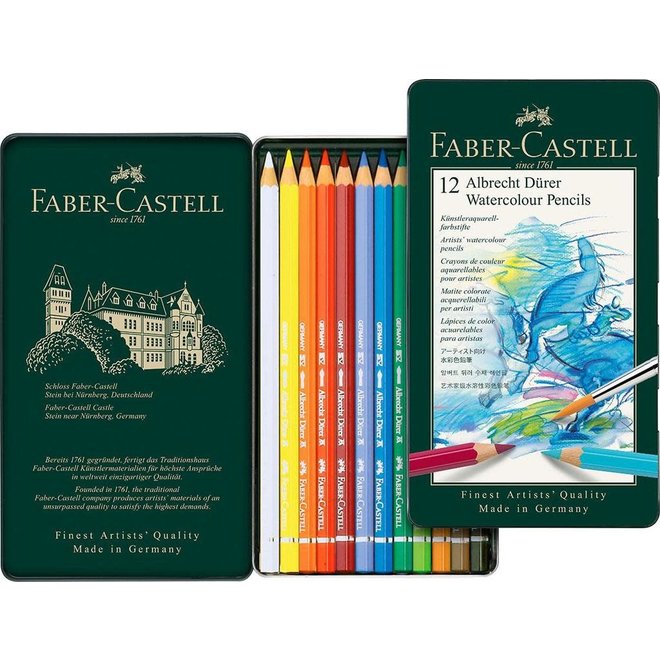 Faber Castell Durer Watercolor Pencil Set 12Pk