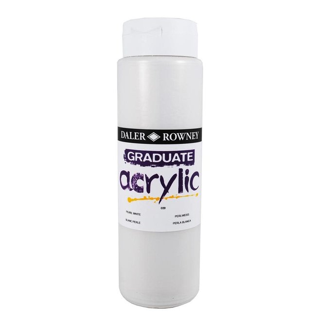 Graduate Acrylic 500Ml Pearl White