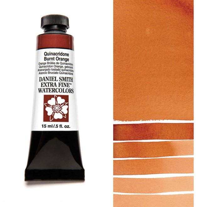 Daniel Smith 15ml Quinacridon Burnt Orange Extra Fine Watercolor