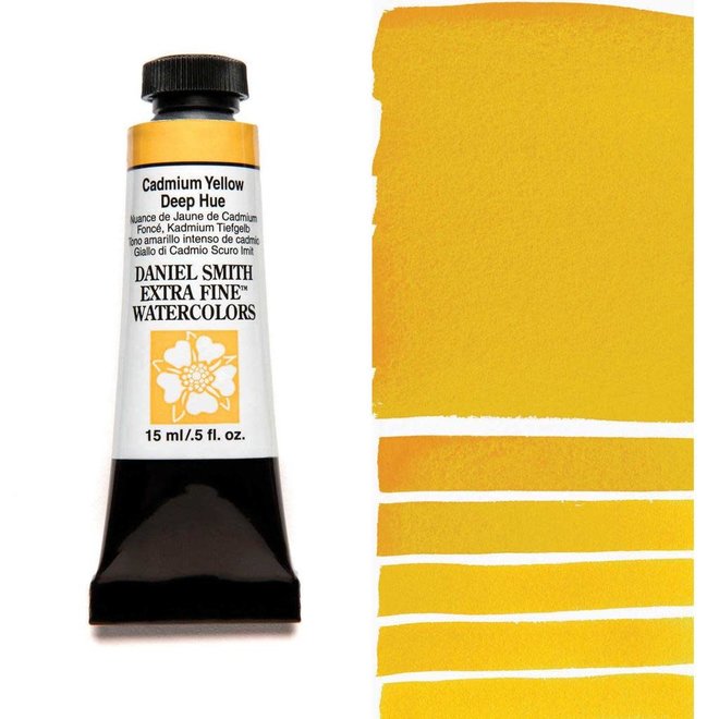 Daniel Smith 15ml Cadmium Yellow Deep Hue Extra Fine Watercolor